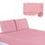 Roupa de Cama 3 Peças King Size Jogo Lençol 400 Fios Micropercal Toque Macio Premium ROSE