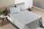 Roupa de cama casal super king madri jogo de cama liana exclusivo bordado 200 fios 100% algodao super macio CINZA
