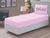 Roupa de cama solteiro infantil  menino ou menina lencol kids 02 pecas micro percal 150 fios rosa 2