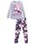 Roupa Infantil Blusa Feminina Manga Longa Calça Legging Menininhas Amigas Conjunto Inverno Kukie Cinza, Marinho