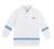 Roupa Infantil Camiseta Frio Manga Longa Gola Polo Malha Charpey Moda Inverno Confortável Off white