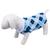 Roupa Soft JN Pet Roupinha Inverno para Cachorro Porte Pequeno e Medio Casaco de Frio Azul 01