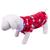 Roupa Soft JN Pet Roupinha Inverno para Cachorro Porte Pequeno e Medio Casaco de Frio Vermelho 02