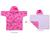 Roupão de banho bebe bichinhos+toalha c/capuz estampado - baby joy Melancia rosa