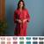 Roupão M Plush Microfibra Kimono Unissex Feminino e Masculino Atlântica - Emcompre Terra cota
