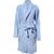 Roupão Robe Plush Fleece Microfibra Unissex Feminino Masculino Casal Luxo Confortável Manga Longa Azul, Claro