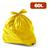 Saco De Lixo Colorido Reforçado 60 Litros - 100 Unidades Amarelo