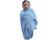 Saco porta bebê swaddle de malha com zíper 64cmx54cm - baby joy AZUL