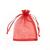 Saco Saquinho Organza Tule Liso 16cm x 22cm Pct Com 10un VERMELHO