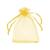 Saco Saquinho Organza Tule Liso 8cm x 10cm Pct Com 10un DOURADO