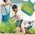 Sacola Bolsa Praia Rede Viagem Drenante Infantil - Cores Verde
