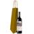 Sacola Papel Kraft Garrafa Vinho Cachaça - 10 Unidades - 36 A x 12 L x 8,5 lateral Amarelo