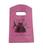 Sacola Plastica desenhada 9x15 com 100 Unidades Paris pink