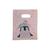 Sacola Plastica estampada 20x25 pacote com 100 unidades Paris rosa 2