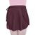 Saia Ballet Ritmus Transpassada Jersey Adulto Vinho