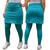 Saia Calça com Bolso Alta Compressão UV50+ Poliamida Roupa Fitness Evangélica Academia Allas Verde brisa