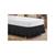 Saia Para Cama Box Casal Queen Com Bainha 1.98 x 1.58 x 40 CM Preto