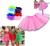 Saia Tule Bailarina Adulto e Infantil Lisa Ballet, Cosplay, Carnaval, Fantasia Festa Colorida Roxo