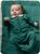 Saída de Maternidade de menino Jose em tricot 4 peças Verde esmeralda