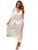 Saída de praia longa renda delicada Vestido  camisao tule bordado elegante sobretudo feminino plus size Ref 2800 Branco