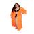 Saída Longa Plus Size Moda Vestido Canga Verão Lançamento Laranja neon