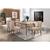 Sala De Jantar Liz 180 Tampo MDF Canto Reto Com 6 Cadeiras Safira Rufato Veludo creme, Off white, Imbuia