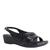 Sandália Anabela Feminina Leve Conforto Comfortflex 24-72405 Preto