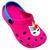 Sandália Babuche Infantil Feminina Papete Menina Unicórnio Percata Chinelo Criança Pônei Estilosa Shoes Kids Pink