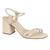 Sandalia beira rio tira pronta pele strech ref 8436.213.24227 Creme