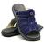 Sandalia Couro Chinelo Masculino Anti Stress 1001 Azul