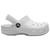 Sandália crocs classic clog k white White
