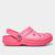 Sandália Crocs Classic Lined Clog Feminina Pink