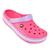 Sandália Crocs Crocband Pink, Branco