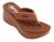 Sandalia Dijean Tamanco Dedo Plataforma Djean 276 Chinelo Camel