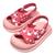 Sandalia Disney Mickey &amp Minnie New Hug Baby 22856 Rosa, Branco