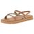 Sandália feminina flat moleca - 5490104 Salmão