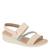 Sandália Feminina Modare Anabela Brilho Conforto 7190.101 (65442) Creme