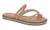 Sandália Feminina Moleca Strass Brilho Slide Flat Rasteira Nude