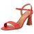 Sandália feminina salto grosso vizzano 6517100 Vermelho