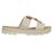 Sandália Feminina Slide Flatform Macio Ultra Conforto Modare Creme