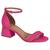 Sandalia Feminina Vizzano Calcanhar Fechado Salto 6428.104 Pink