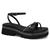 Sandália Flat Ramarim Papete Feminina 2435102 Preto