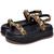 Sandália Flatform Feminino DUBUY 2074FG Dourado