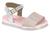 Sandália Flatform Holografica Molekinha 2724-100 Branco