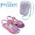 Sandalia Frozen Infantil Menina Disney Com Bolsa Bag 22752 Rosa, Rosa glitter