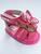 Sandália Gladiador Borboleta bebe infantil meninas antiderrapante estilo Super Confortável Pink