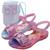 Sandália Grendene Kids Disney Fashion com Bolsa 22752 Infantil Feminina Frozen 22752 rosa