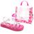 Sandália Infantil Feminina Grendene Kids Barbie Sweet Bag 22955 Rosa vidro glitter