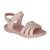 Sandália Infantil Feminina Klin Tic Tac Dourada e Rosa Rosa