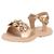 Sandália infantil lily kids 10168 Bronze